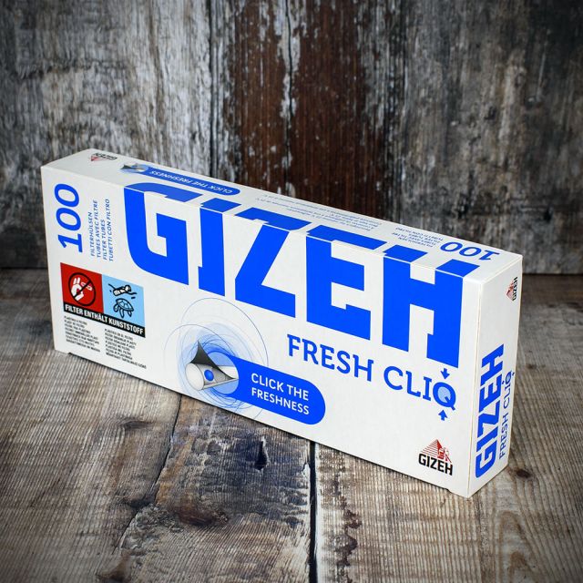 Gizeh Fresh Cliq 100 Hülsen – Ziggipop