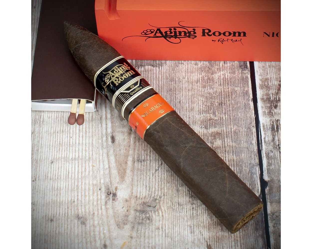 Aging Room Quattro Nicaragua Maestro Belicosos Cigar - Single - Smoke-King