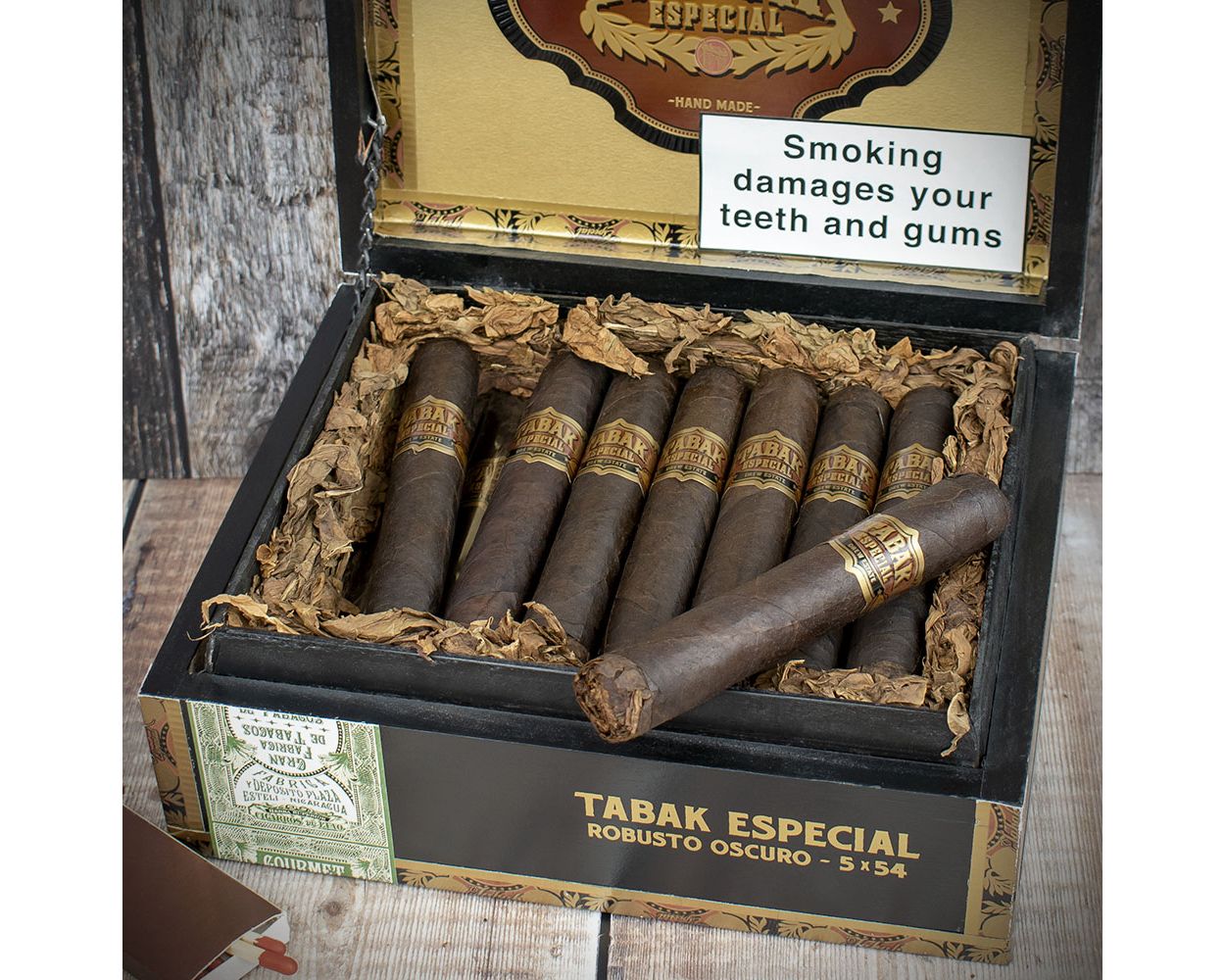 Drew Estate Tabak Especial Robusto Oscuro Cigars - Box of 24 - Smoke-King