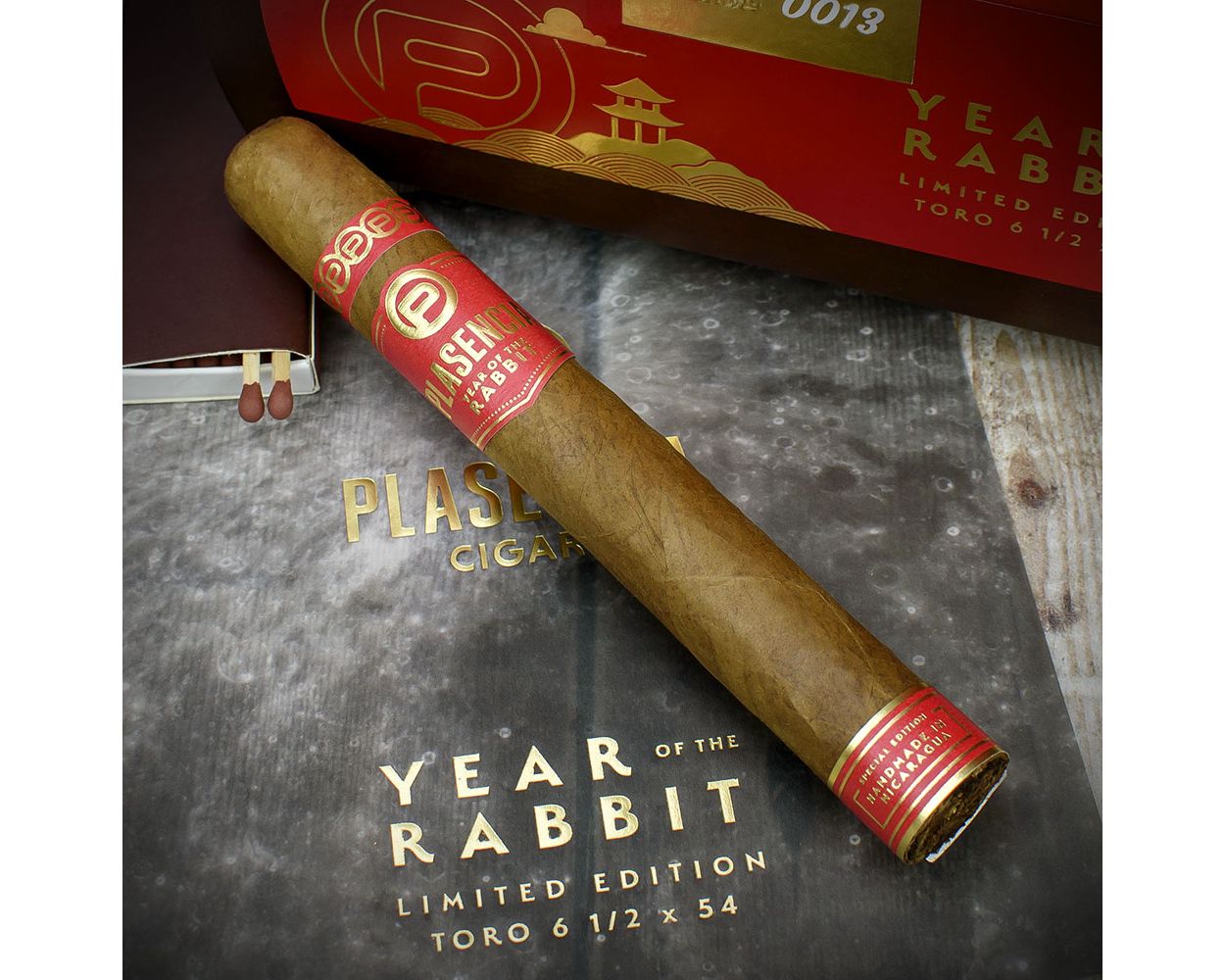 Plasencia Year of the Rabbit (2023 Ltd Edition) Toro Cigar Single