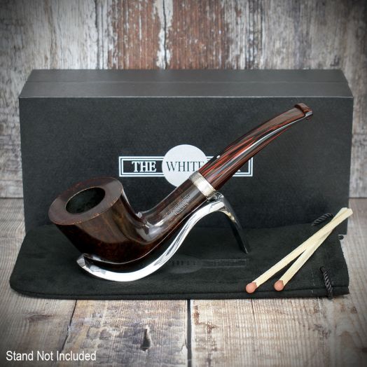 Alfred Dunhill White Spot Briar Smoking Pipe - Chestnut 4135 BB