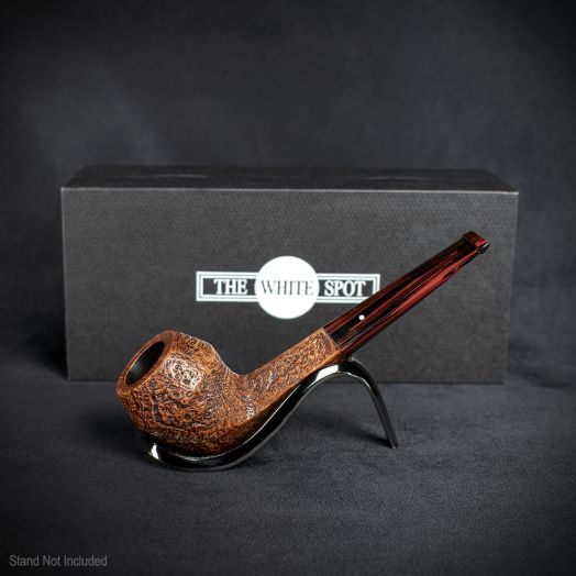 Alfred Dunhill White Spot Briar Smoking Pipe - County 4104
