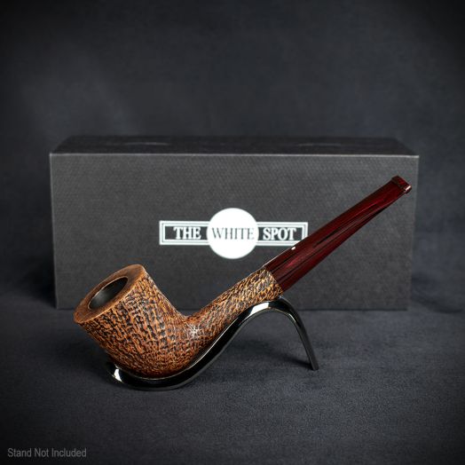 Alfred Dunhill White Spot Briar Smoking Pipe - County 4105