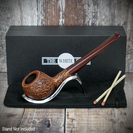 Alfred Dunhill White Spot Briar Smoking Pipe - County 4107