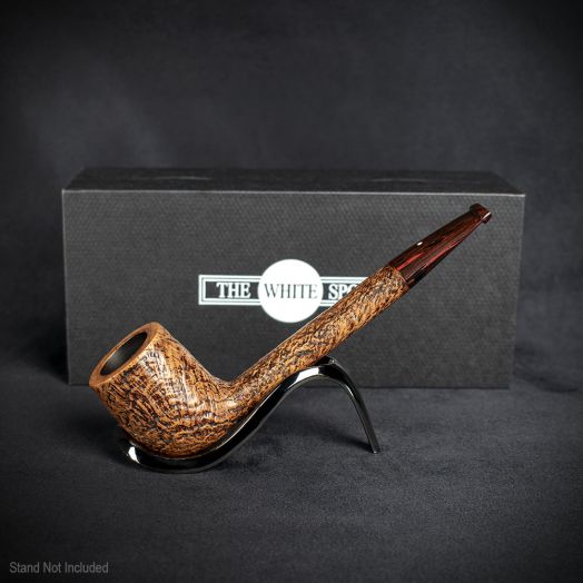 Alfred Dunhill White Spot Briar Smoking Pipe - County 4109