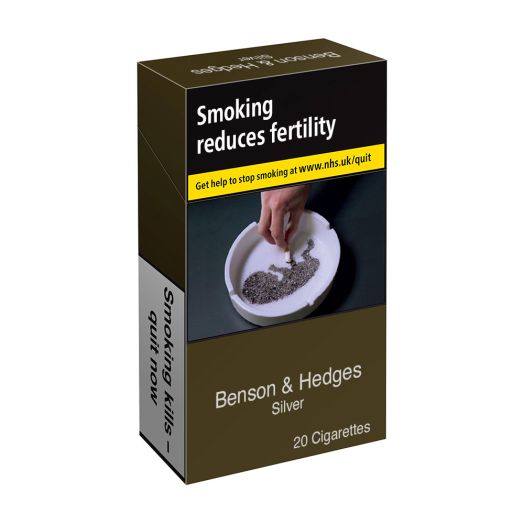 Benson & Hedges Silver King Size - 20 Cigarettes