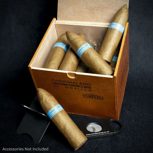 Chinchalero Novillo Torpedo Cigars - Box of 20