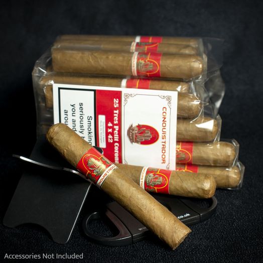 Conquistador Tres Petit Corona Cigars - Bundle of 25