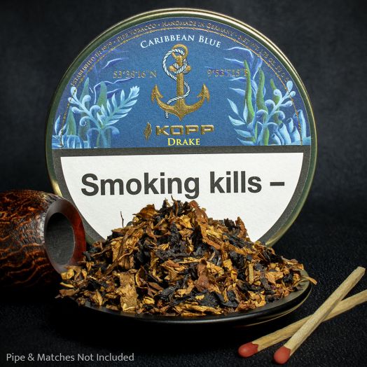  Kopp Caribbean Blue Drake Pipe Tobacco - 50g Tin
