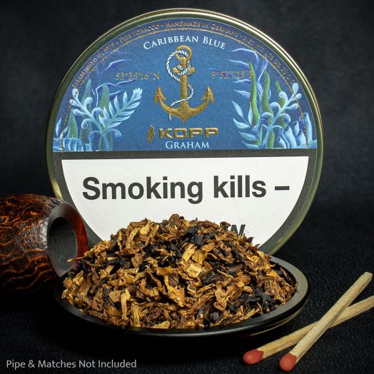 Kopp Caribbean Blue Graham Pipe Tobacco - 50g Tin
