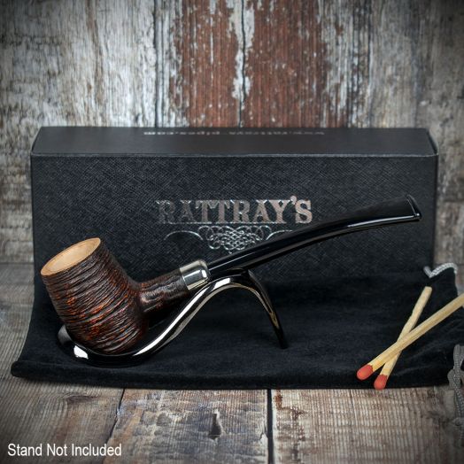 Rattrays Slainte Briar Smoking Pipe - Rustic