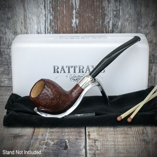 Rattray's Vintage Army Sandblast Briar Smoking Pipe - Shape 28