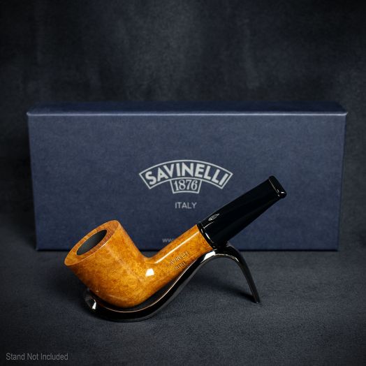Savinelli Mini -  Smooth Briar Smoking Pipe - Shape 409 (6mm)