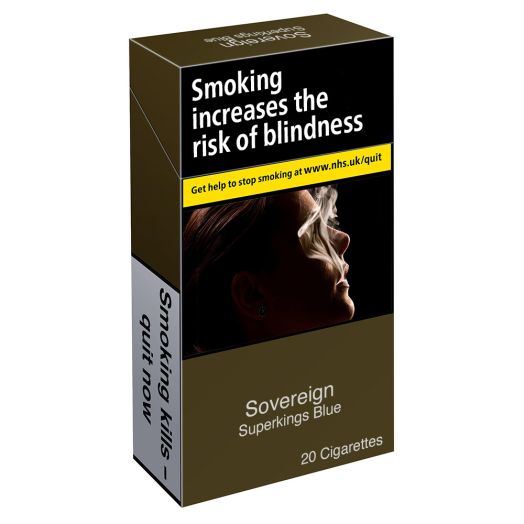 Sovereign Blue Superkings - 20 Cigarettes