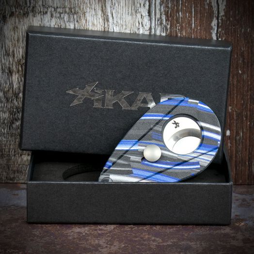Xikar Xi-2 Nightlife Blue 201NLB Double Blade Cigar Cutter