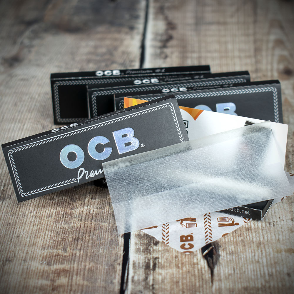  OCB Rolling Papers Premium Slim- 3 Packs - Finest