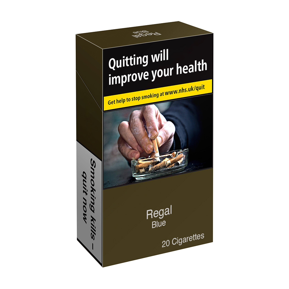 Regal Blue King Size 20 Cigarettes Smoke King