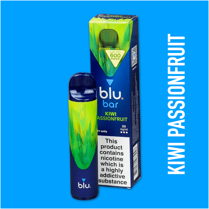 Blu Bar Disposable Vape in Kiwi Passionfruit